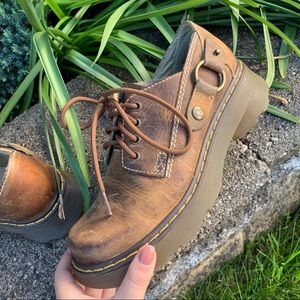 Vintage leather Oxford Doc Martens